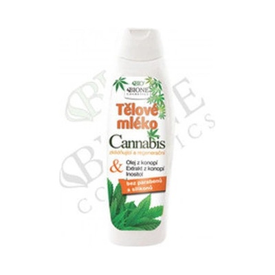 Bione Cosmetics zvláčňující tělové mléko Cannabis 80 ml