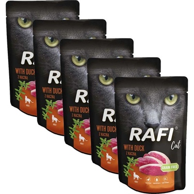 RAFI Cat Възрастни Пате с Патешко 5 x 100 г
