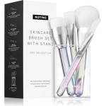 Notino Spa Collection Skincare brush set with stand четки за грижа за кожата