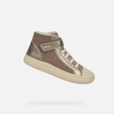 GEOX Бежови момичешки маратонки Geox Gisli Girl Geox | Bezhov | Момичешки | 32