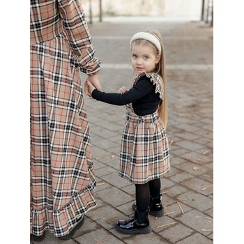 Šatová sukňa JOY Joy hneda