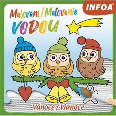 Maľovanie vodou Vánoce Vianoce