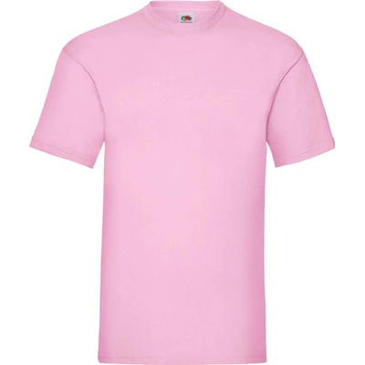 Fruit of the Loom triko pánské Valueweight T růžové