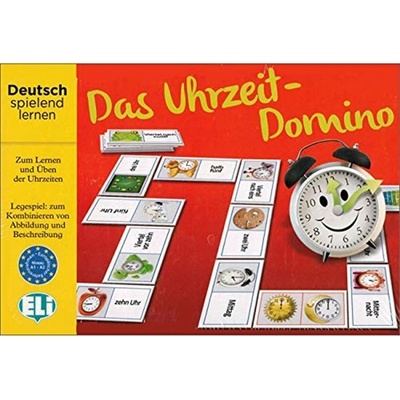 ELi Publishing Образователна игра Eli Das Uhrzeit-Domino (Немски език) (KLAB9556)