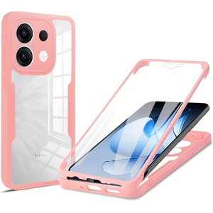 Techsuit Калъф за Oppo Reno13 - ColorVerse 360 Series + Screen Protector - Розов
