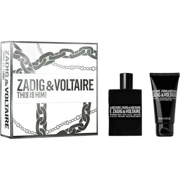 Zadig & Voltaire This is Him подаръчен комплект за мъже Размер EDT 50 ml + 50 ml душ гел