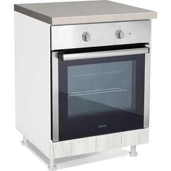 Matis Кухненски шкаф долен за вградена фурна in d60 r снежен дъб