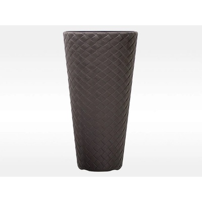 Prosperplast Květináč Matuba slim pr. 30 x 55 cm tmavě hnědý