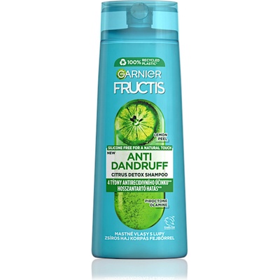 Garnier Čistiaci šampón pre mastné vlasy s lupinami Fructis Anti Dandruff C6879700 Citrus Detox 250 ml