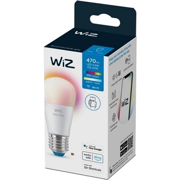 WiZ Colors 8719514554672 inteligentní žárovka LED E27 4,9W 470lm 2200-6500K RGB stmívatelná