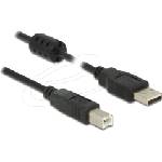 Delock Кабел Delock USB-A към USB-B, 1.0m, черен (DELOCK-84895) - cybertrade