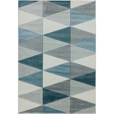 Makro Abra Sketch SK07 Geometrický vzor šedý modrý