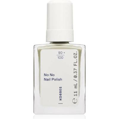 Korres No No Nail Polish pečující lak na nehty odstín 82 Mint Green 11 ml