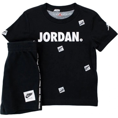 Jordan Jdb jumpman box tee/short set 85A601-023 černá