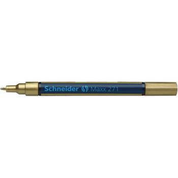 Schneider Лаков маркер, 1-2 мм, SCHNEIDER "Maxx 271", златен 127153 (127153)