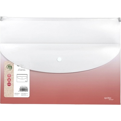 SPOKO Папки SPOKO ReLeaf Gradient PP A/4 с цип и A/5 с патент розово S110542306 (S110542306)