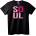 NOONEBRAND Тениска Душа - 2XL, Black