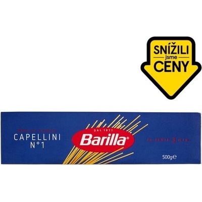 Barilla Capellini semolinové těstoviny sušené 0,5 kg