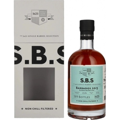 Rum S.B.S Barbados 2013 52% 0,7 l (karton)