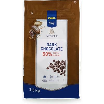 Metro Chef Čokoládové čočky hořká čokoláda 50% 2,5 kg