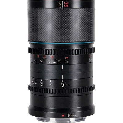Sirui Anamorphic Lens Saturn 35mm T2.9 1.6x Carbon Fiber Full Frame RF-Mount (Blue Flare)