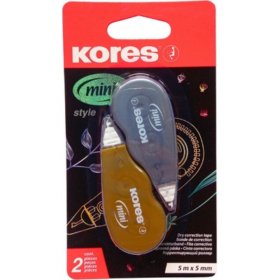 Kores Korekčný strojček Mini Roller Metallic 5 mm x 5 m