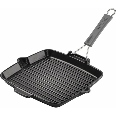 Staub Gril čtvercový černý 24 x 24 cm