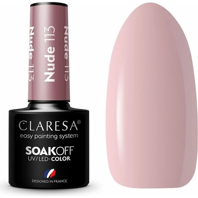 CLARESA hybridný gel lak Nude 113 5 g