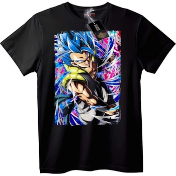 NOONEBRAND Тениска Super Saiyan Син Goku - S, White