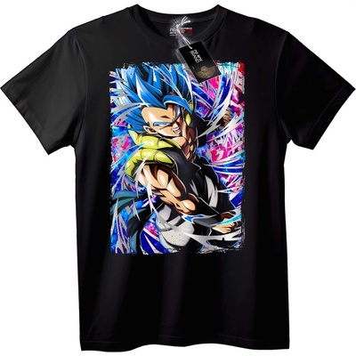 NOONEBRAND Тениска Super Saiyan Син Goku - S, White
