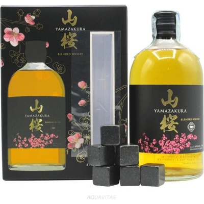 Yamazakura Blended 40% 0,5 l (dárkové balení kameny)