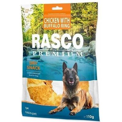 RASCO Pochúťka Premium byvolí kruh obalený kuracím mäsom 110 g