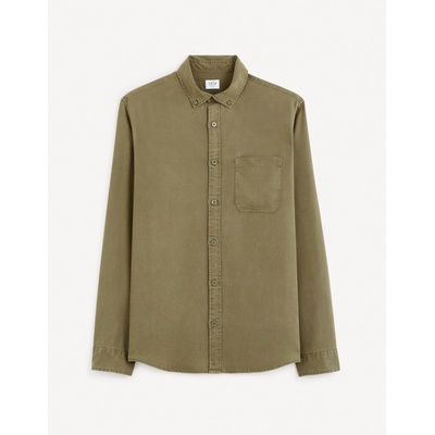 Celio Мъжка риза в цвят каки Celio Gacocel Celio | Zelen | МЪЖЕ | M