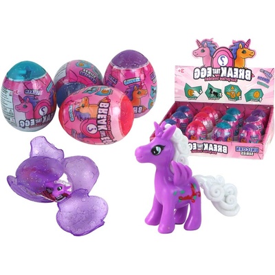 mamido Kúzelné praskajúce jednorožčie vajcia v škrupine 4 farby 6 cm