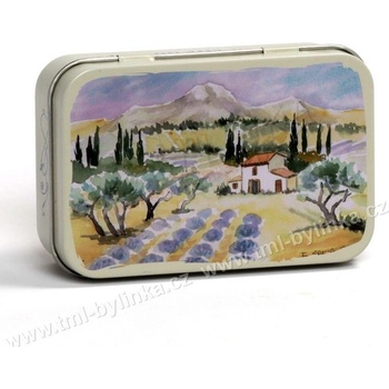 La Maison Plechová krabička na mýdlo s motivem Baux De Provence