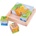 Bigjigs Toys - Дървени кубчета в кутия - Динозаври (BJ513)