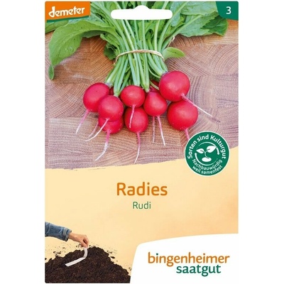 Bingenheimer Demeter semínka Ředkvička Rudi 7 g bio BIO DEMETER Množství: 1 ks