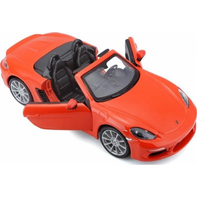 Bburago Porsche 718 Boxter PLUS oranžová 1:24 – Zboží Dáma