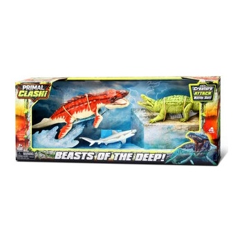 Primal Clash! Monštrá z hlbín dino set 27 cm
