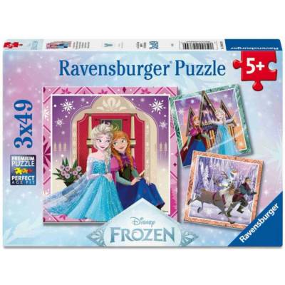 Ravensburger Disney Ľadové kráľovstvo 3x49 dielov