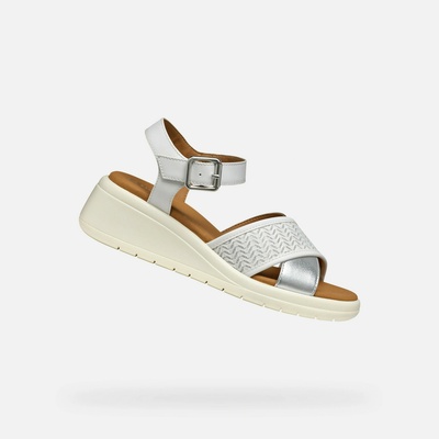 Geox Бели дамски сандали Geox Meliconia Geox | Byal | ЖЕНИ | 38
