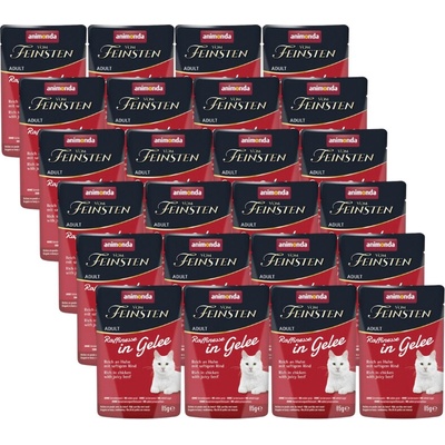 Animonda Vom Feinsten Raffinesse in Jelly kuře a hovězí 24 x 85 g