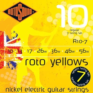 ROTOSOUND Струни китара 7-струнна rotosound - Модел r10-7