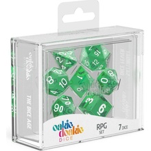 Kocka Set 7 Oakie Doakie Dice RPG Set TranslucentGreen