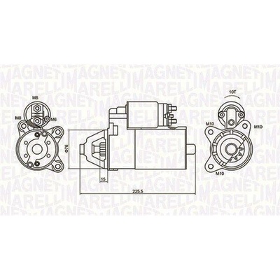 Startér MAGNETI MARELLI 063721336010