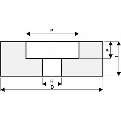 Tyrolit Brusný kotouč 350 x 50 x 127 - 200 x 10 mm 98A462I12V40 T34162936