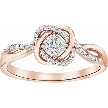 Eppi Proplétaný diamantový Prsten Ecrin R43319