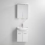 Bath Deluxe Шкаф за баня с мивка Vang + LED огледален шкаф 230V IP44 бял (BT0118)