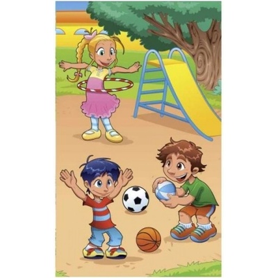 DIMEX ART Флизелинов фототапет деца на детската площадка 150 x 250 см