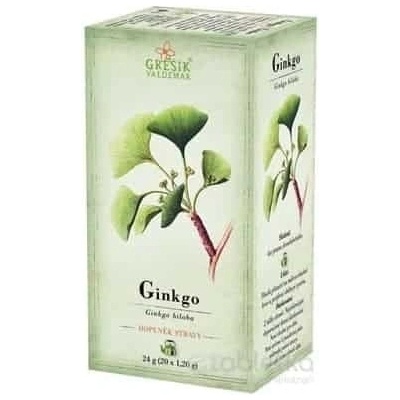 GREŠÍK GINKO bylinný čaj 20 x 1,2 g